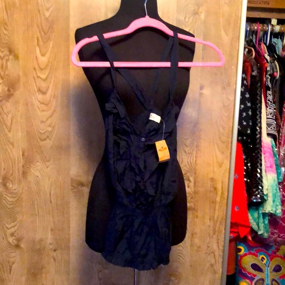 NWT Hollister Blue Blouse Size Small - Picture 1 of 13